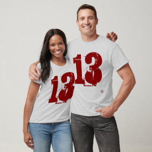 幸運な13 Tシャツ