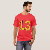 幸運な13 Tシャツ (正面フル)