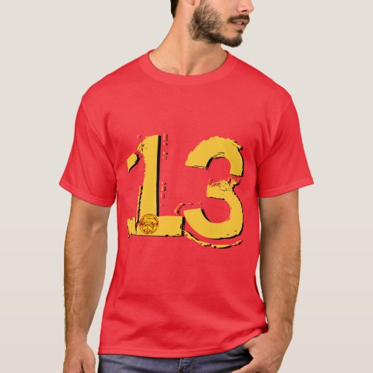 幸運な13 Tシャツ (正面)