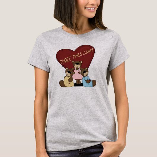 幸運な3回 Tシャツ (正面)