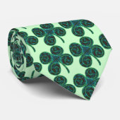幸運な4つの葉のクローバー ネクタイ (ロール)