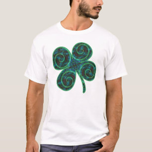 幸運な4つの葉のクローバー Tシャツ