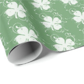 幸運な4枚の葉のクローバー ラッピングペーパー (ロールコーナー)