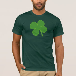 幸運な4葉のクローバーのTシャツ Tシャツ