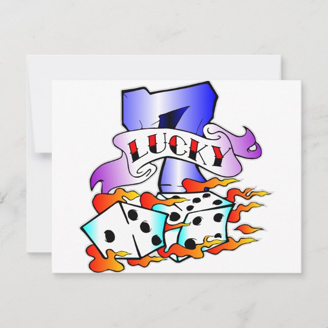 幸運な7つのサイコロ (正面)