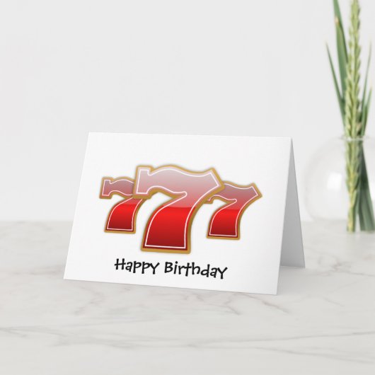 幸運な7 カード (正面)