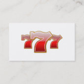 幸運な7 名刺 (裏面)