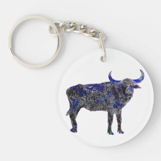 幸運な(占星術の)十二宮図のウシ|のkeychain キーホルダー