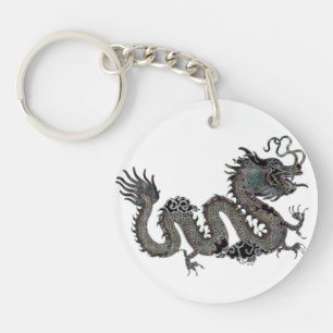 幸運な(占星術の)十二宮図のドラゴン のkeychain キーホルダー