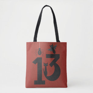 幸運な#13 トートバッグ