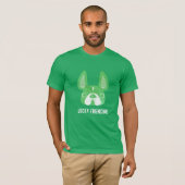 幸運なFrenchie Tシャツ (正面フル)