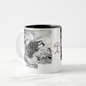 幸運なIndaloのインフェルノのマグ ツートーンマグカップ (正面左)