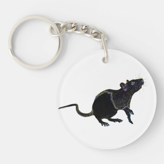 幸運なZodaicのラット|のkeychain 2015年 キーホルダー (正面)