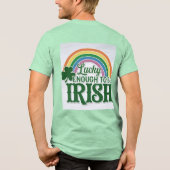 幸運にもアイルランドのTシャツになる トライブレンドＴシャツ (裏面)