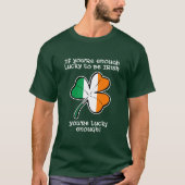 幸運にもアイルランド人である Tシャツ (正面)