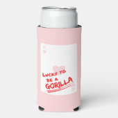 幸運にもゴリラである スリム缶クーラー (Seltzer正面)