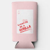 幸運にもゴリラである スリム缶クーラー (正面)