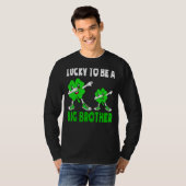 幸運にも兄であるSt patricks dayビッグブラット Tシャツ (正面フル)