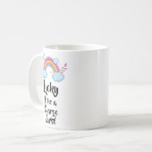 幸運にも充電ナースマグ コーヒーマグカップ (正面左)