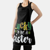 幸運にも姉妹一家の聖パトリックの日 エプロン (インサイチュ)