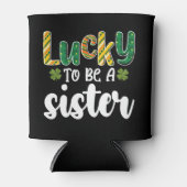 幸運にも姉妹一家の聖パトリックの日 缶クーラー (正面)