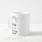 幸運にも心理学の先生 コーヒーマグカップ (正面左)