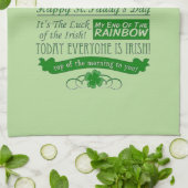 幸運にも キッチンタオル (折り畳み)