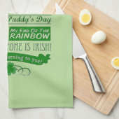 幸運にも キッチンタオル (四つ折り)