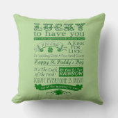 幸運にも クッション (正面)