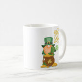 幸運にも コーヒーマグカップ (正面右)