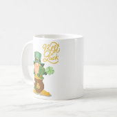 幸運にも コーヒーマグカップ (正面左)