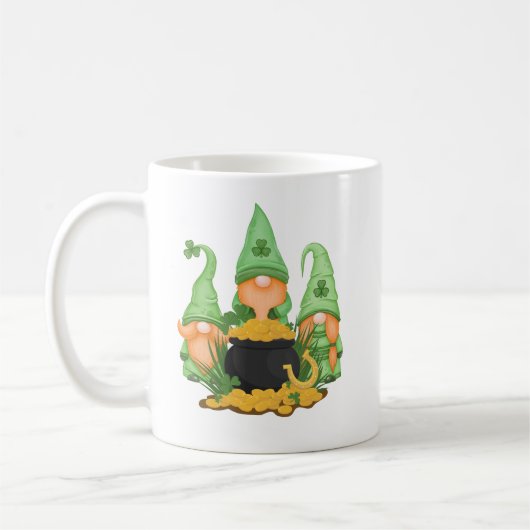 幸運にも コーヒーマグカップ (左)