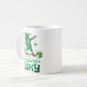 幸運にも コーヒーマグカップ (正面左)