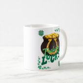 幸運にも コーヒーマグカップ (正面右)