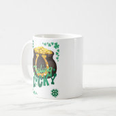 幸運にも コーヒーマグカップ (正面左)