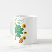 幸運にも コーヒーマグカップ (正面左)