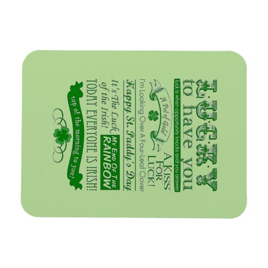 幸運にも マグネット (横)