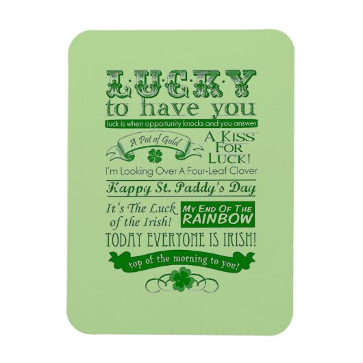 幸運にも マグネット (縦)