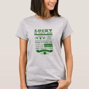 幸運にも Tシャツ