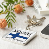 幸運にもSuomi Keychainになる キーホルダー (側面)