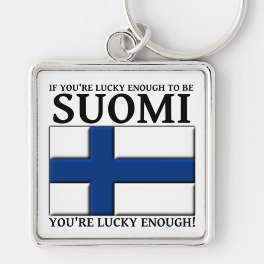 幸運にもSuomi Keychainになる キーホルダー (正面)