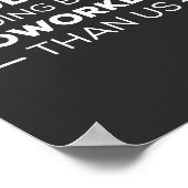 幸運に同僚を見つける、我々より良い ポスター (角)