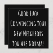 幸運に新しい隣人を説得する君はノーだ セーブザデート (正面/裏面)