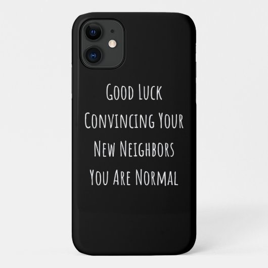 幸運に新しい隣人を説得する君はノーだ Case-Mate iPhoneケース (裏面)