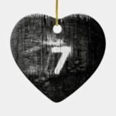 幸運に金が当たる セラミックオーナメント (裏面)