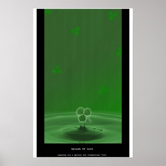 幸運のしぶき ポスター (正面)