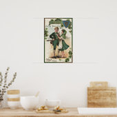 幸運のためのシャムロック ポスター (キッチン)