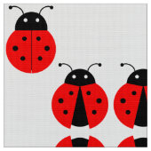 幸運のてんとう虫 ファブリック (クローズアップ)