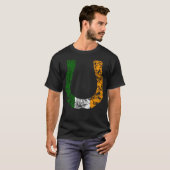 幸運のアイリッシュホースシュー Tシャツ (正面フル)