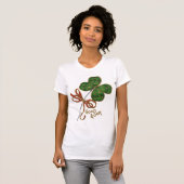 幸運のアイルランド女性用Tシャツ Tシャツ (正面フル)